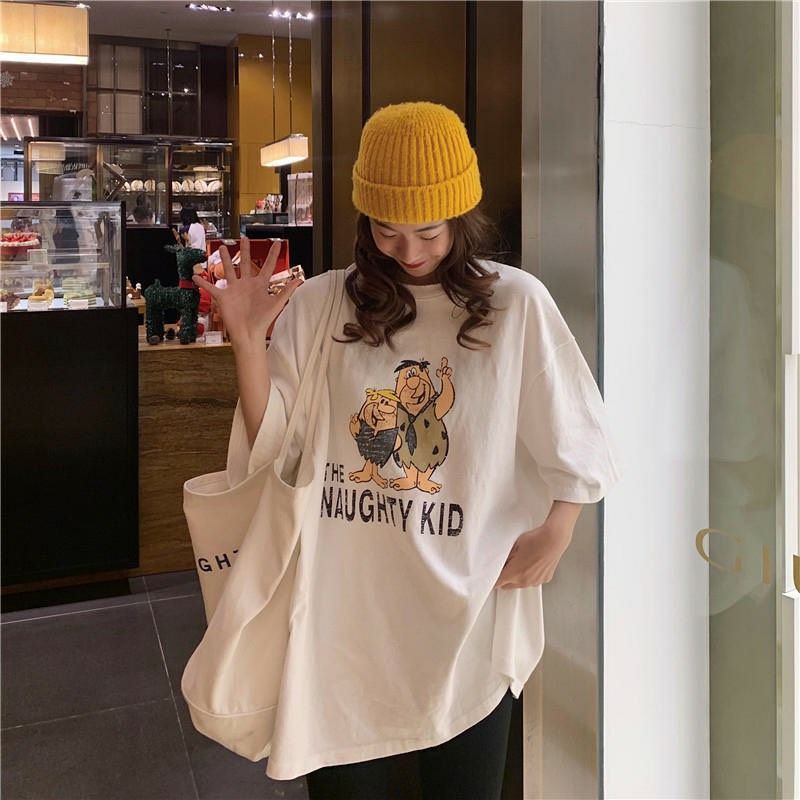 เสื้อยืดแขนสั้น Fre size Naughty kid