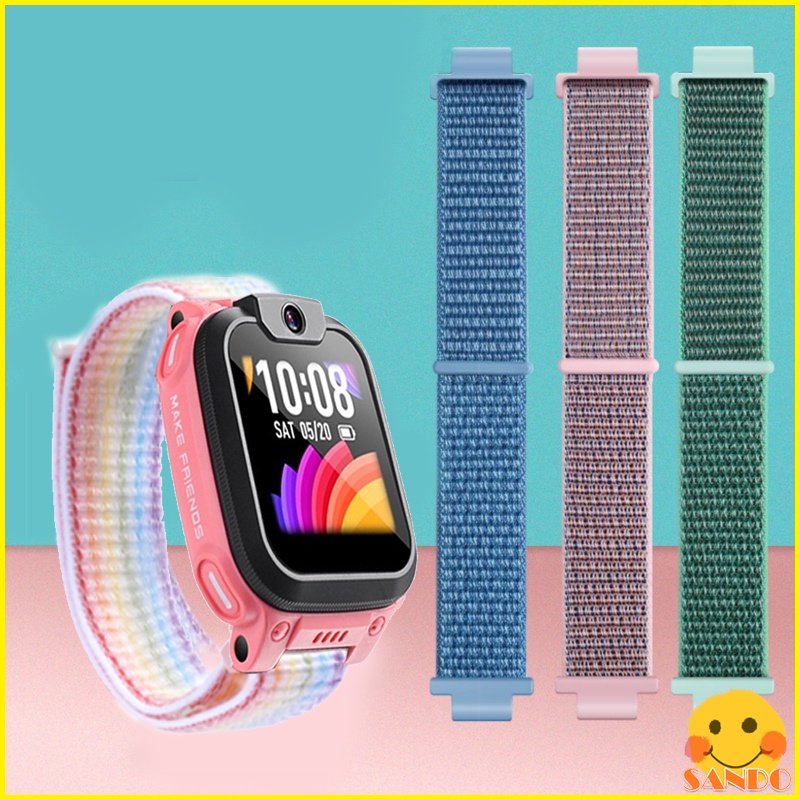 พร้อมส่ง Imoo watch X10 สายนาฬิกาข้อมือไนล่อนถัก สีรุ้ง แบบเปลี่ยน สําหรับเด็ก imoo watch phone Z3 Z