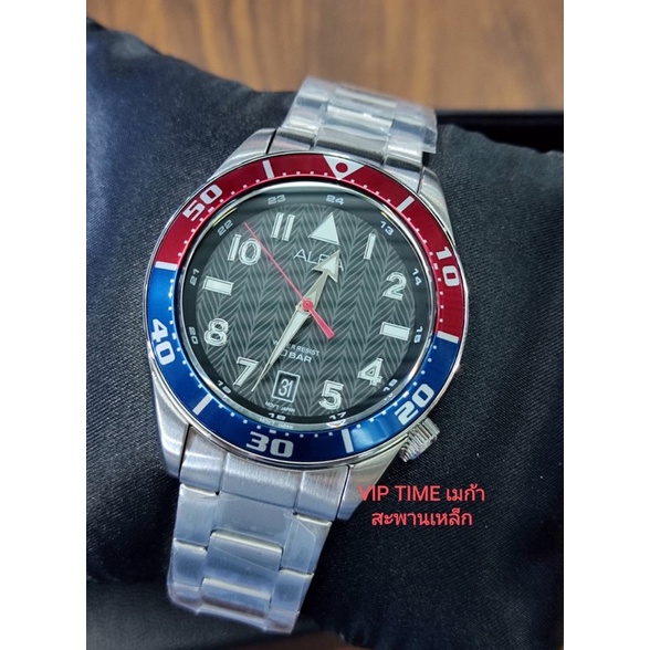 นาฬิกาข้อมือผู้ชาย ALBA Active Quartz รุ่น AS9K39X1 AS9K39X AS9K39 ขอบpepsi รับประกันศูนย์บ.ไซโก(ประเทศไทย) 1 ปี