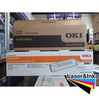 OKI B820-6K Black ตลับหมึกโทนเนอร์ B820/B840 สีดำ ของแท้