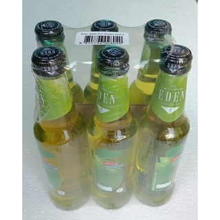 อีเดน น้ำแอปเปิ้ลเขียวอัดก๊าซ ขนาด 275ml ยกแพ็ค 6ขวด ไม่มีแอลกอฮอลล์ EDEN GREEN APPLE SPARKING