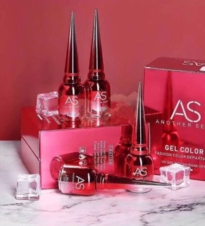 สีเจล As 15ml.ฝาแหลม สีดำ สีขาว สีขาวนม สีขาวขุ่น