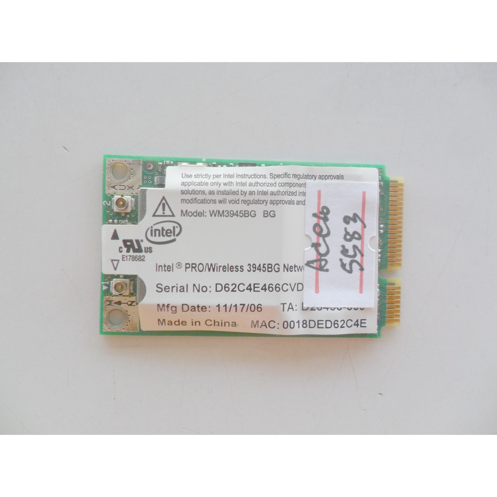 WIFI สำหรับ NOTEBOOK ACER ASPIRE 5583 NWXMi ของมือ 2