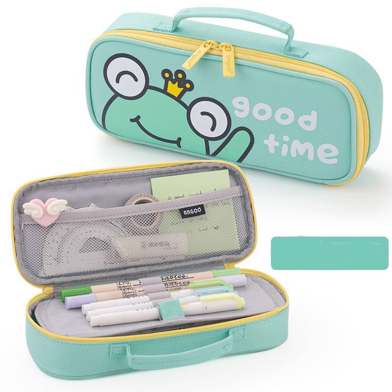 พร้อมส่งกล่องดินสอ กระเป๋าดินสอ เครื่องสำอางค์ มีหูหิ้ว รูปซิปเปิด ลายตุ๊กตาการ์ตูนน่ารัก - รูปที่ 4