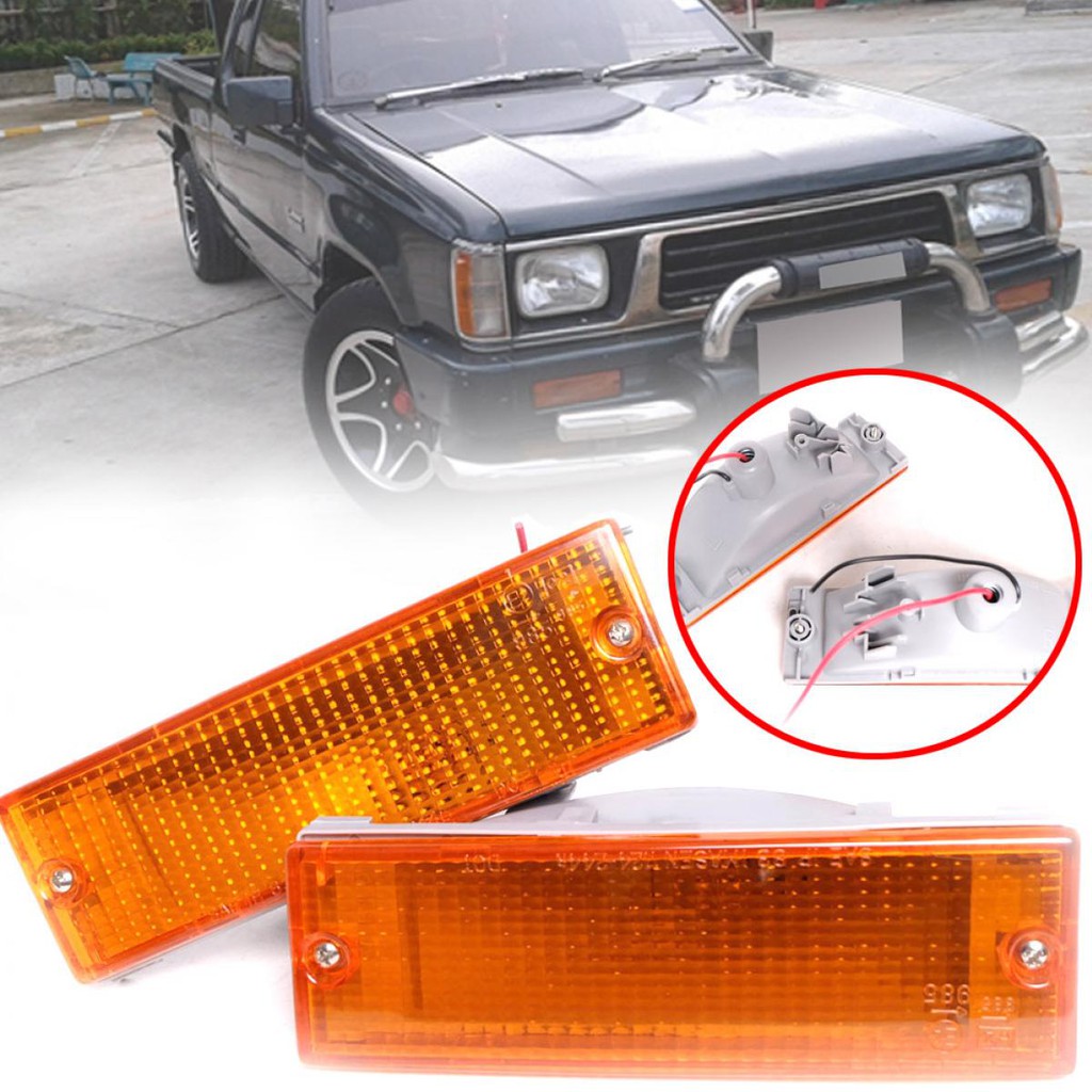 ไฟกันชน ไฟเลี้ยว กันชนหน้า สีส้ม รุ่น มิตซูบิชิ ไซโคลน L200 Mitsubishi Cyclone Mighty Max L200 ปี 19