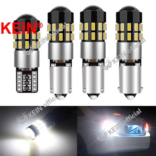 KEIN 1PCS Canbus W5W T10 เลนส์ 3014 หลอดไฟ LED รถยนต์ 194168 ba9s bax9s bay9s 30SMD ที่จอดรถโดมด้านข้างไฟ LED รถ