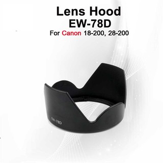 EW-78D Lens Hood for Canon 18-200mm 28-200mm Lens