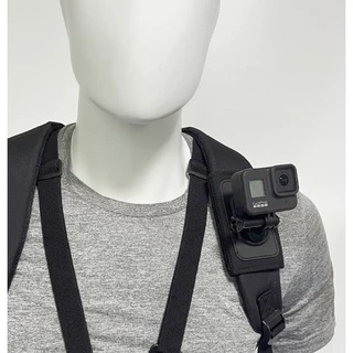 สายรัดสายกระเป๋า พร้อมขา และ สกรู สำหรับ กล้องโกโปร กล้องแอคชั่น Backpack Strap Belt for Gopro , Actioncamera สายรัด
