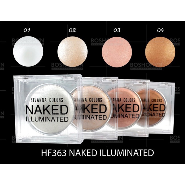 ไฮไลท์ SIVANNA COLORS  Naked llluminated No HF 363