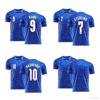 เสื้อกีฬาแขนสั้น ลายทีมชาติฟุตบอลอังกฤษ YB2 2021 ชุดเยือน