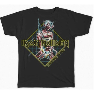 เสื้อยืดโอเวอร์ไซส์เสื้อยืด พิมพ์ลายอนิเมะ Four Season Holiday Iron Maiden สไตล์ฮิปฮอป คลาสสิก ของขวัญ สําหรับวันหยุดS-3