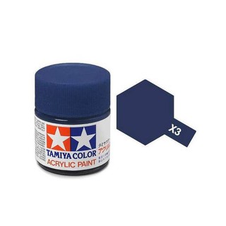 สีสูตรน้ำ TAMIYA X-3 Royal Blue (10 ml)