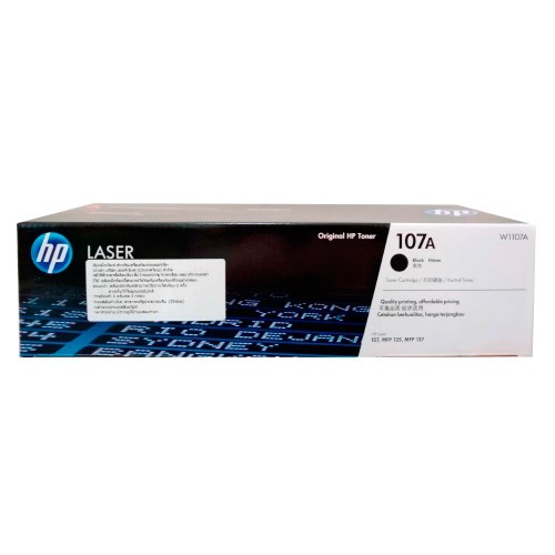 HP 107A (W1107A) Black Original LaserJet Toner Cartridge