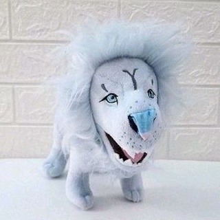 ตุ๊กตาสิงโต ตุ๊กตา Lion Blue 10"