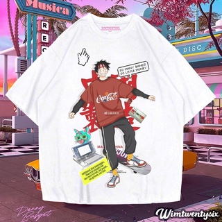 [S-5XL]เสื้อยืด ขนาดใหญ่ | เสื้อยืด พิมพ์ลายอนิเมะ Monokey D LUFFY STREETWEAR STYLE | เสื้อยืด ขนาดใหญ่ | เสื้อยืด ขนาดใ