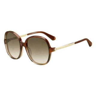 แว่นกันแดด KATE SPADE-ADRIYANNA/S 009Q/HA Round Sunglasses Brown Brown Gradient ของใหม่ ของแท้100%