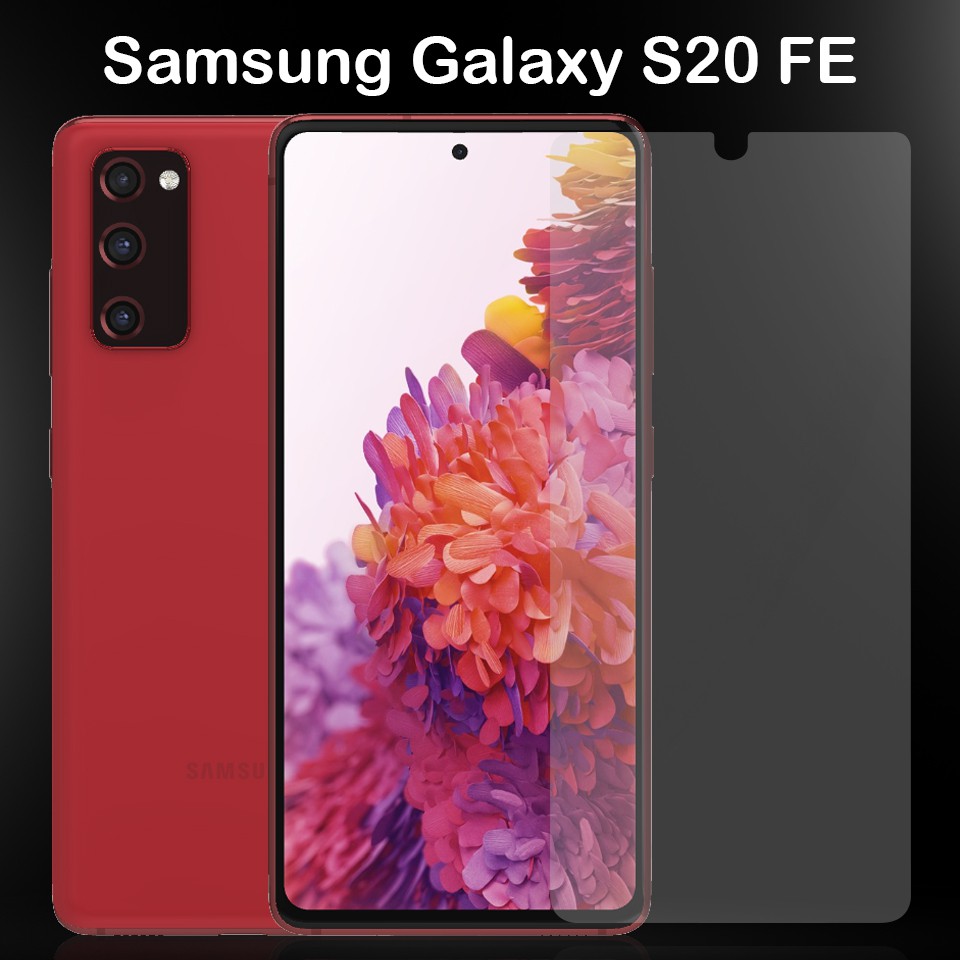 ฟิล์มกระจก นิรภัย เต็มจอ ซัมซุง เอส20 เอฟอี สีดำ  Full Glue Tempered Glass Screen For Samsung Galaxy