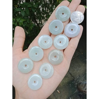 @Bi Disc(จี้โดนัทหยกพม่าแท้คัดเนื้อเนียนงามพิเศษ)Jadeite typeA