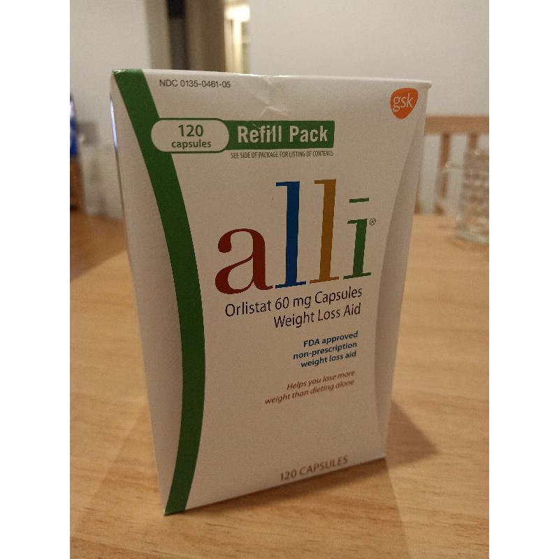Alli 60mg 120 Capsules
