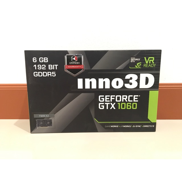 Inno3D Geforce GTX 1060 Twin X2 6GB (RamHynix) มือสอง
