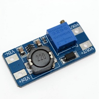 โมดูลแปลงไฟขึ้น กระแสสูงสุด 2A MT3608 step up Adjustable DC-DC Switching Boost Converter