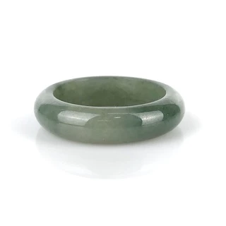 RJ แหวนหยกแท้100% แหวนหยกพม่า Jadeite Ring หยกเนื้อแข็ง