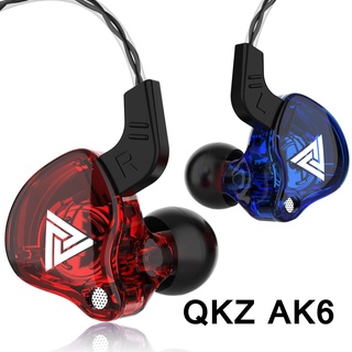 ของแท้ QKZ AK6 ชุดหูฟังสเตอริโอ HiFi แบบมีสาย เสียงเบส ทองแดง สําหรับเล่นกีฬา วิ่ง