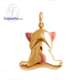 Finejewelthai จี้สุนัข-จี้ลงสี-จี้เงิน-จี้หมา-เงินแท้ 925 - P106803000E_pg