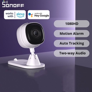 Sonoff Cam Slim Smart Home Security Camera Mini WiFi 1080P กล้องเฝ้าระวังเสียงสองทางอัตโนมัติติดตามการเคลื่อนไหวกล้องบันทึกวิดีโอ