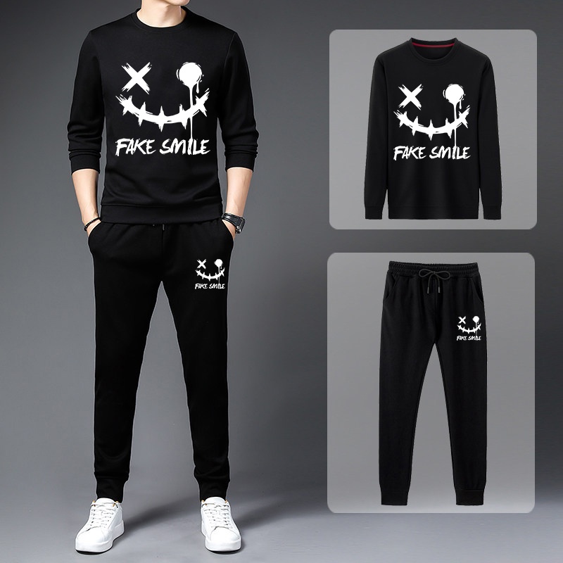 #Y99+CKH99ชุดเซ็ทเสื้อแจ็คเก็ตแขนยาว+กางเกงขายาว ผ้านุ่มใส่สบายฯออกกำลังกาย ใส่เทียวได้สวย ใส่ได้ทั้งชายและหญิง