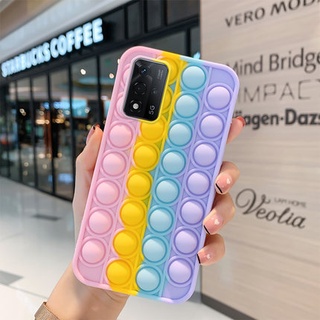 เคส-For OPPO Reno 7Z Reno 6Z 5g A16 เคส OPPO A54 A74 A52 OPPO A92 Pop Push It Bubble|RX Phone Case