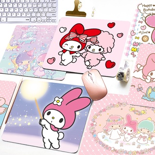 แผ่นรองเมาส์ พิมพ์ลายการ์ตูน My Melody กันลื่น สําหรับเล่นเกม