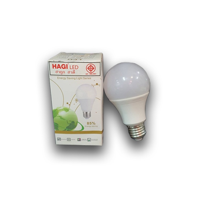 หลอดไฟ led ยี่ห้อ HAGI ขั้ว E27