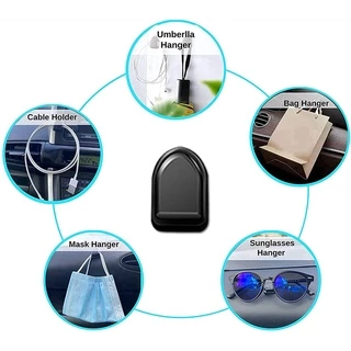 4PCS รถ Hook Organizer Dashboard Hook Auto Fastener คลิปสําหรับสาย Usb หูฟัง Key Storage Self กาว Wall Hook