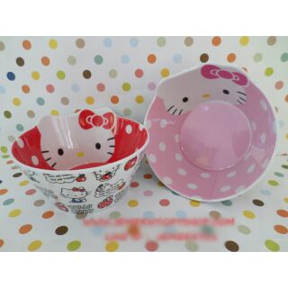 🚙พร้อมส่งจร้า!!!🚙  ชามเมลามีน ฮัลโหลคิตตี้ Hello Kitty