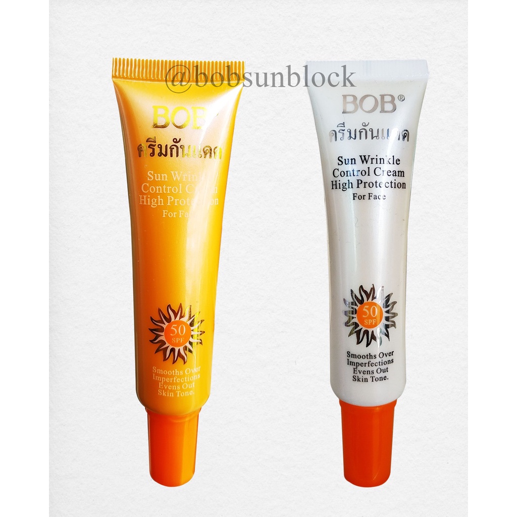 ฺBOB ครีมกันแดด For Face Sunblock Foundation 25g. /บ้อบ ครีมกันแดดสำหรับใบหน้า / 24 ชิ้น