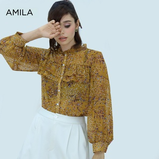 AMILA Blouse AM-B830 แขนยาว IGPU21-10