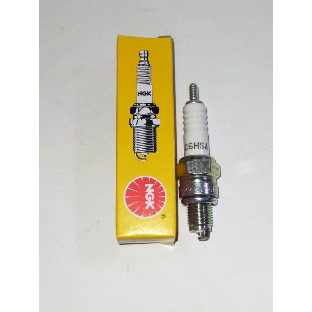 ยี่ห้อ 100% NGK SPARK PLUGS PLUG C6HSA BP7HS B8ES D7EA PALAM PENCUCUH NGK 1PCS YAMAHA SRL HONFDA EX5