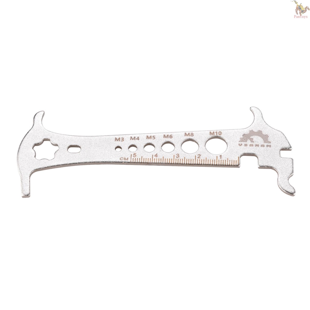 FUN.T Bicycle Chain Measuring Ruler Bike Chain Checker Wear Indicator ...