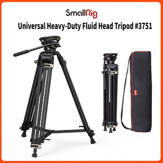 SmallRig AD-01 Video Tripod System, 73" Heavy Duty Tripod with 360 Degree Fluid Head and Quick Release Plate for DSLR, Camcorder, Cameras(3751)