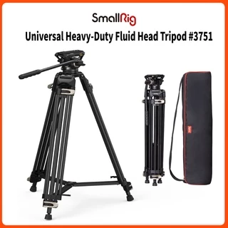 SmallRig AD-01 Video Tripod System, 73" Heavy Duty Tripod with 360 Degree Fluid Head and Quick Release Plate for DSLR, Camcorder, Cameras(3751B)