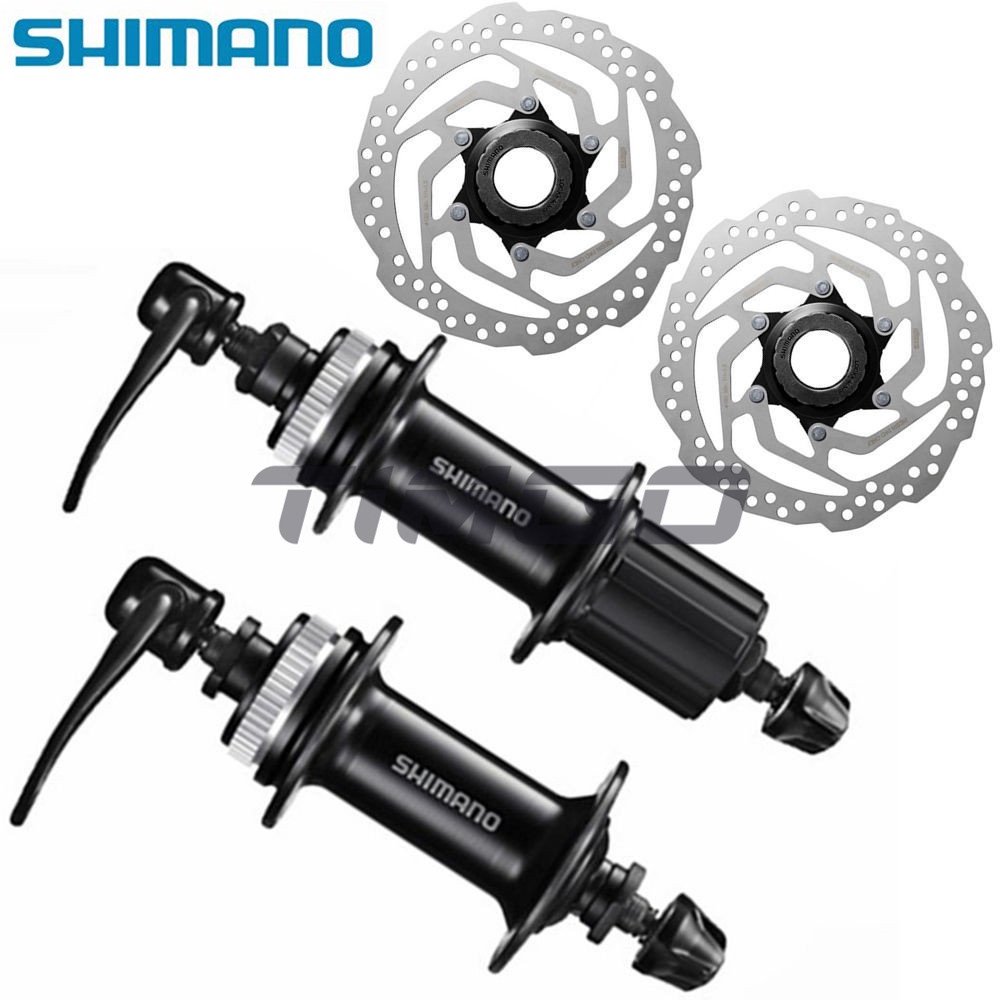 Shimano TourneyTX HB-TX505 FH-TX505 Centrelock Disc 32Holes Hub พร้อม Q/R Skewer RM35 SM-RT10 โรเตอร์