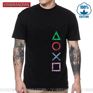 T-shirt  เสื้อยืดแขนสั้น พิมพ์ลายโลโก้ Xbox Game play station Streetwear PS1 PS2 PS3 PS4 Gamer Idea 4383U สไตล์วินเทจ สํ