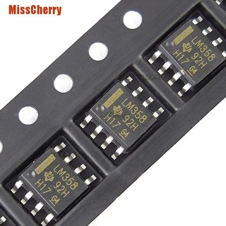 (Misscherry) เครื่องขยายเสียงคู่ Lm358dr Smd Sop8 Lm358