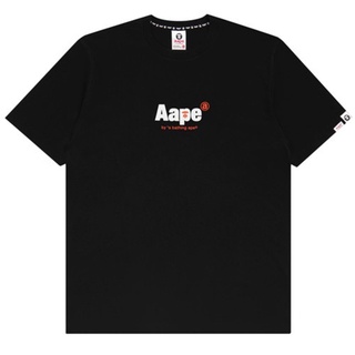 Aape เสื้อยืดคอกลม แขนสั้น พิมพ์ลายตัวอักษร Shawn Yue สําหรับผู้ชาย และผู้หญิง