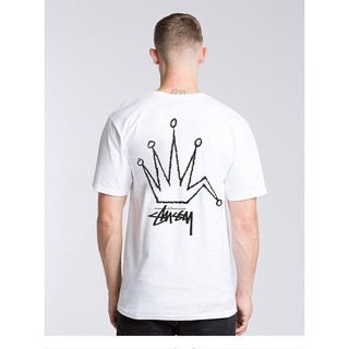 เสื้อยืดผ้าฝ้ายพิมพ์ลายขายดี Stussy เสื้อยืดคอก ลมแขนสั้นผ้าฝ้ายสําหรับผู้ชายและผู้หญิง