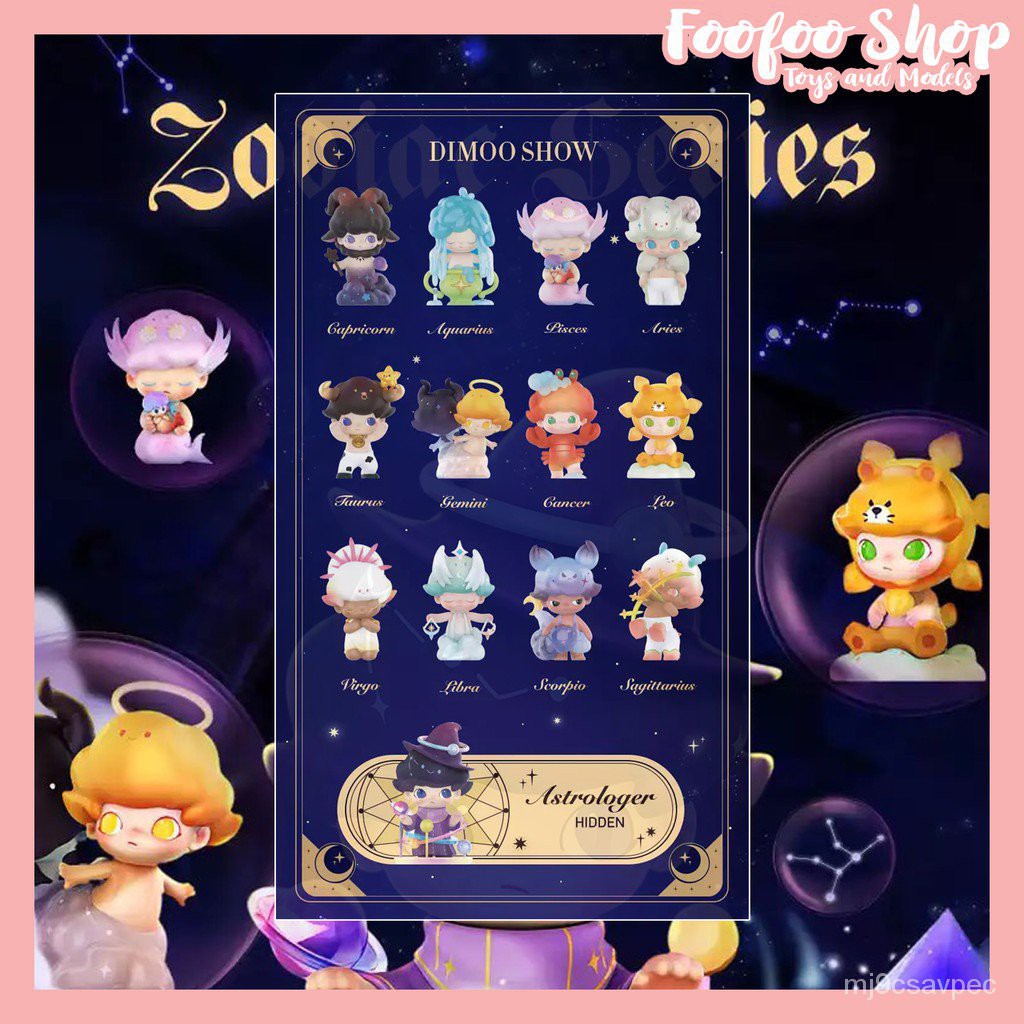 [พร้อมส่ง] DIMOO - Zodiac Series Figures POP MART Blind Box ฟิกเกอร์ ของเล่นของสะสม