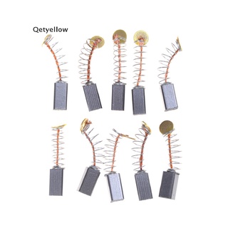 Qetyellow อะไหล่มอเตอร์แปรงถ่าน ขนาด 5x5 X 8 มม. แบบเปลี่ยน 10 ชิ้น