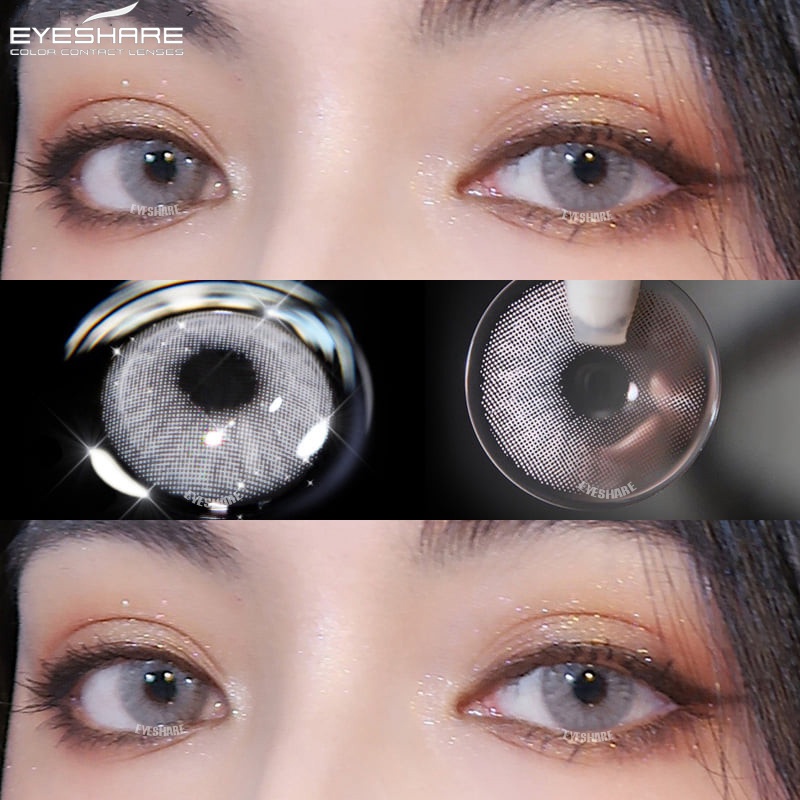 [COD]EYESHARE 1 คู่ =2ชิ้น ซีรีส์ AURORA ฮัยโดรเจลคอนแทคเลนส์ เลนส์สัมผัสตาสีตา เลนส์แฟชั่นประจำปี