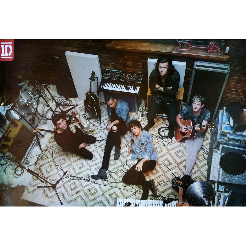 โปสเตอร์ รูปถ่าย วง ดนตรี บอยแบนด์ One Direction 1D FOUR Photoshoot (2014) POSTER 24"x35" Inch English Pop Rock Boy Band